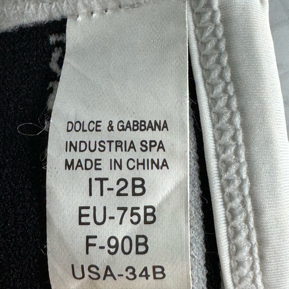 Dolce & Gabbana Leopard Demi Bra - Size 34B - Picture 5 of 5